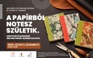 Fűzött notesz készítés – Könyvkötő workshop